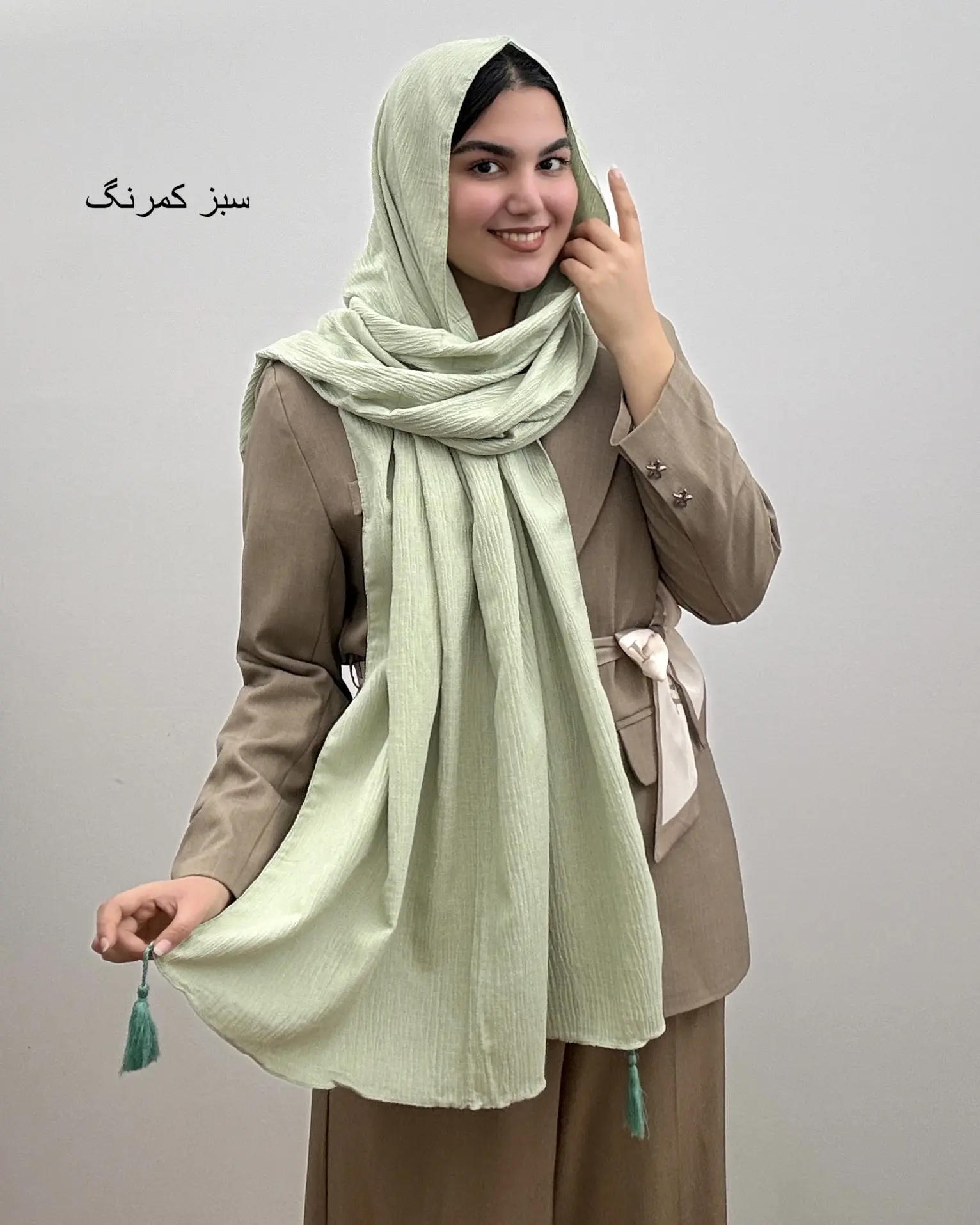 شال نخی دخترانه مدل دلینا